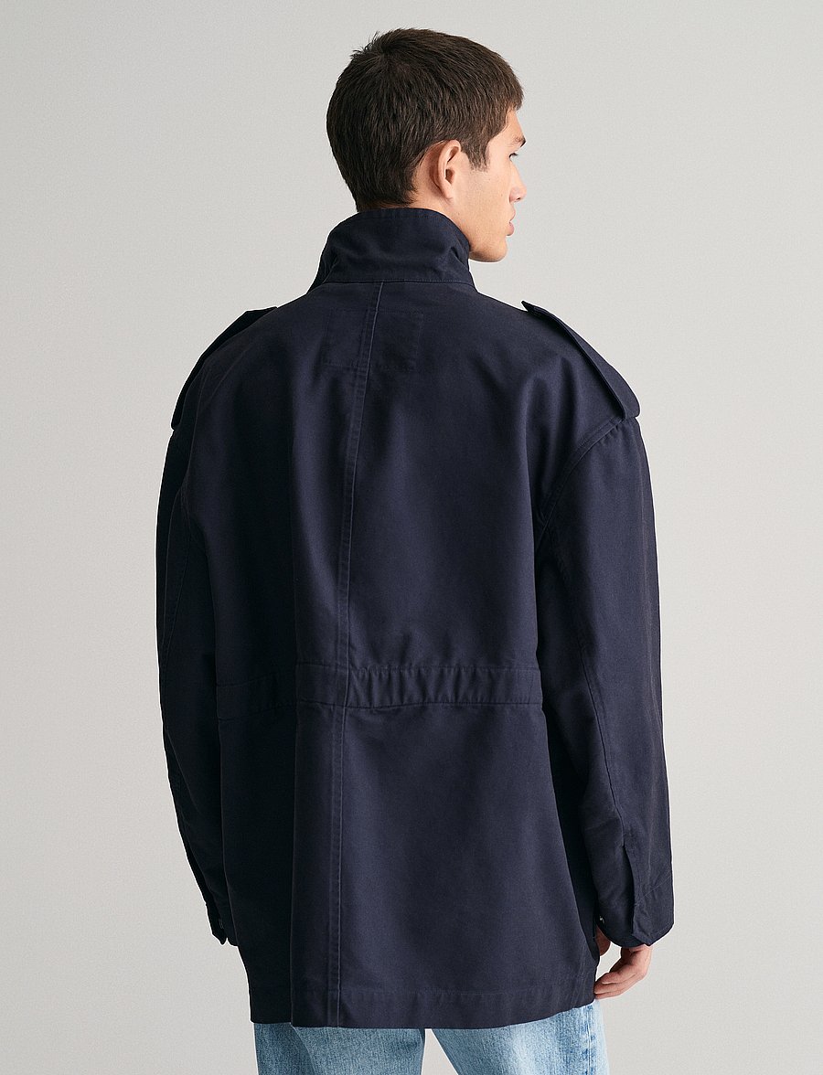 Gant - COTTON FIELD JACKET - kevyet takit - evening blue - 3
