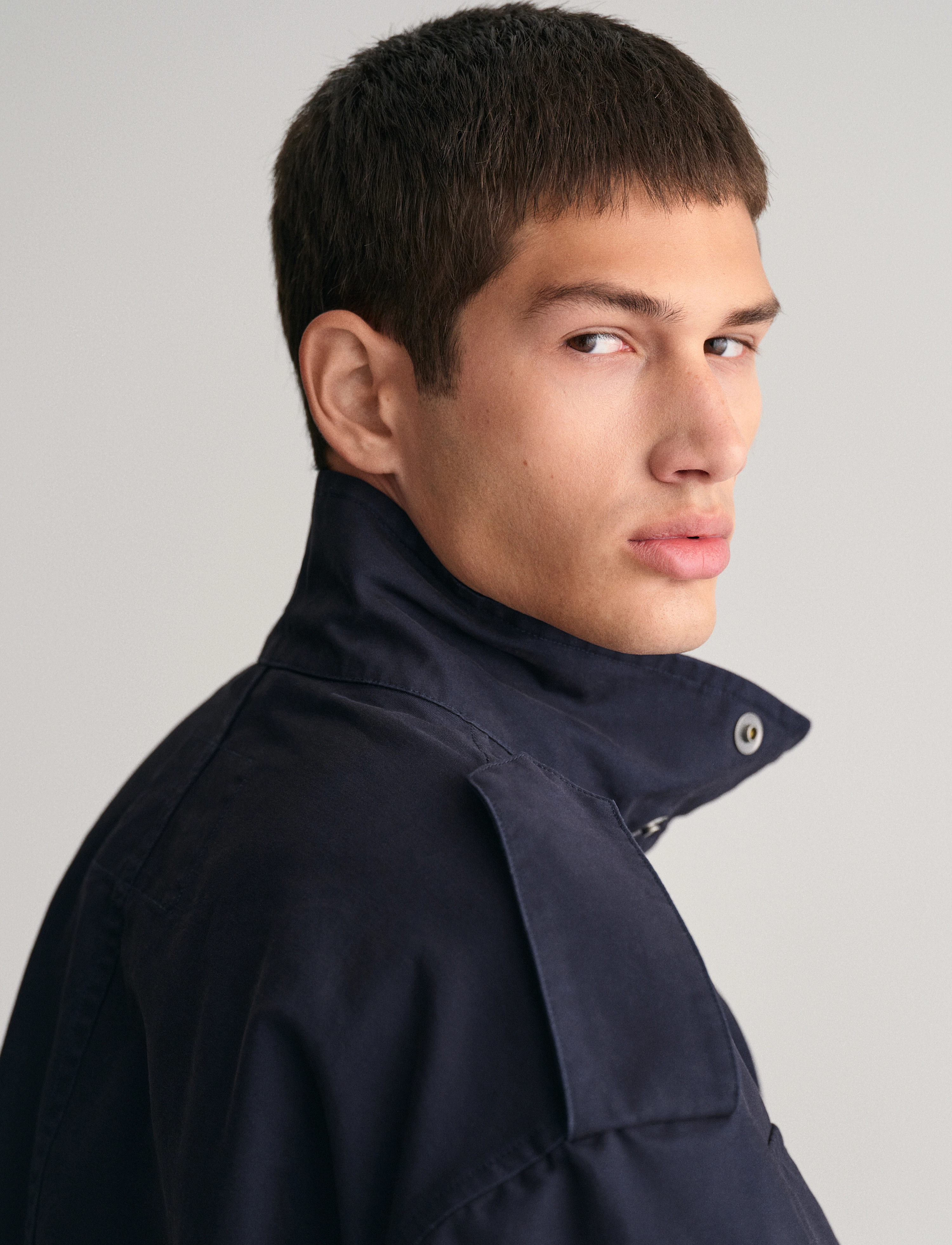 Gant - COTTON FIELD JACKET - kevyet takit - evening blue - 4