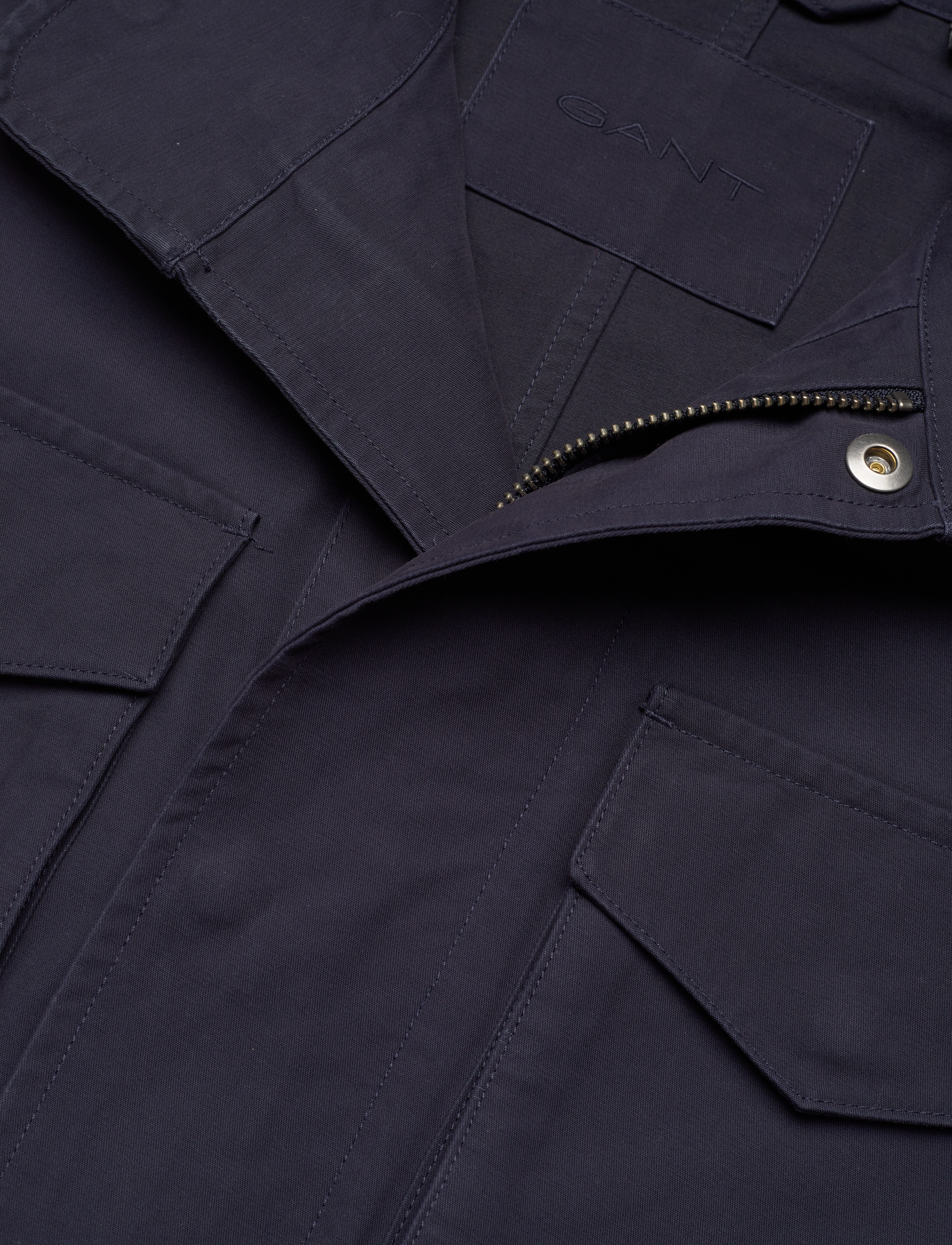 Gant - COTTON FIELD JACKET - kevyet takit - evening blue - 5