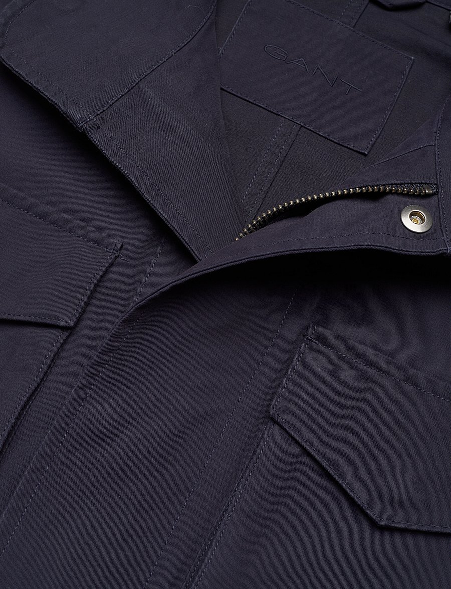 Gant - COTTON FIELD JACKET - kevyet takit - evening blue - 5