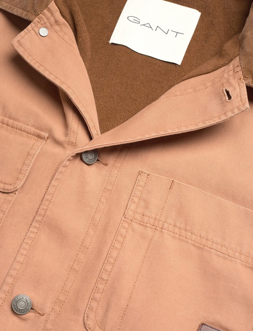 GANT - COTTON WORK JACKET - höstjackor - roasted walnut - 2