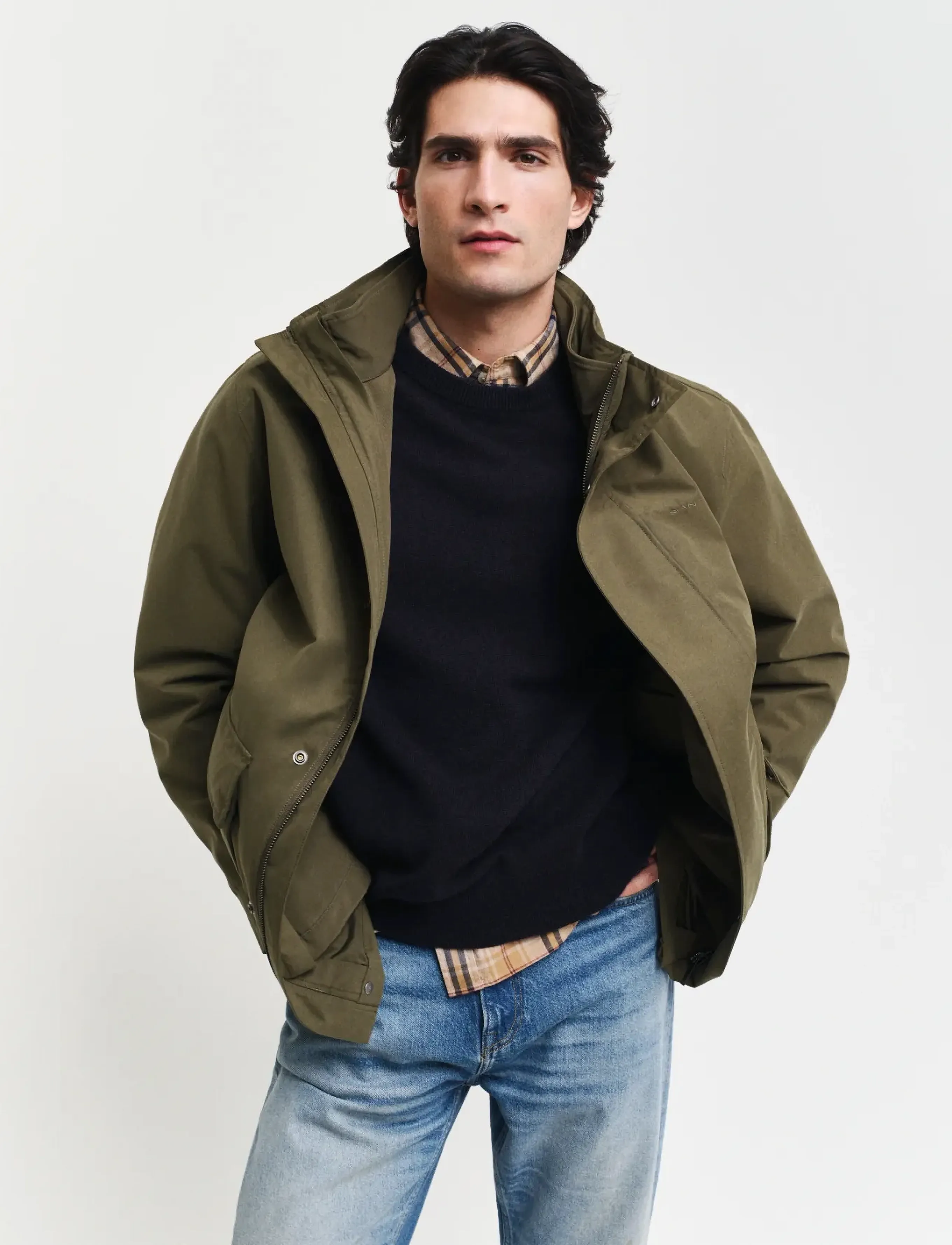 Gant - DOUBLE JACKET - vinterjakker - juniper green - 3