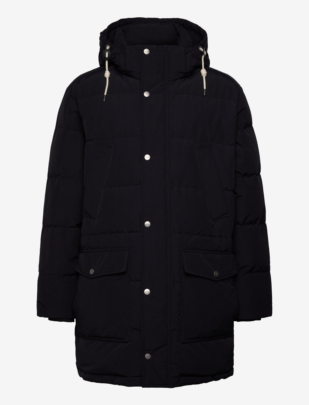 GANT - HEAVY DOWN MID LENGTH JACKET - fodrade jackor - ebony black - 1