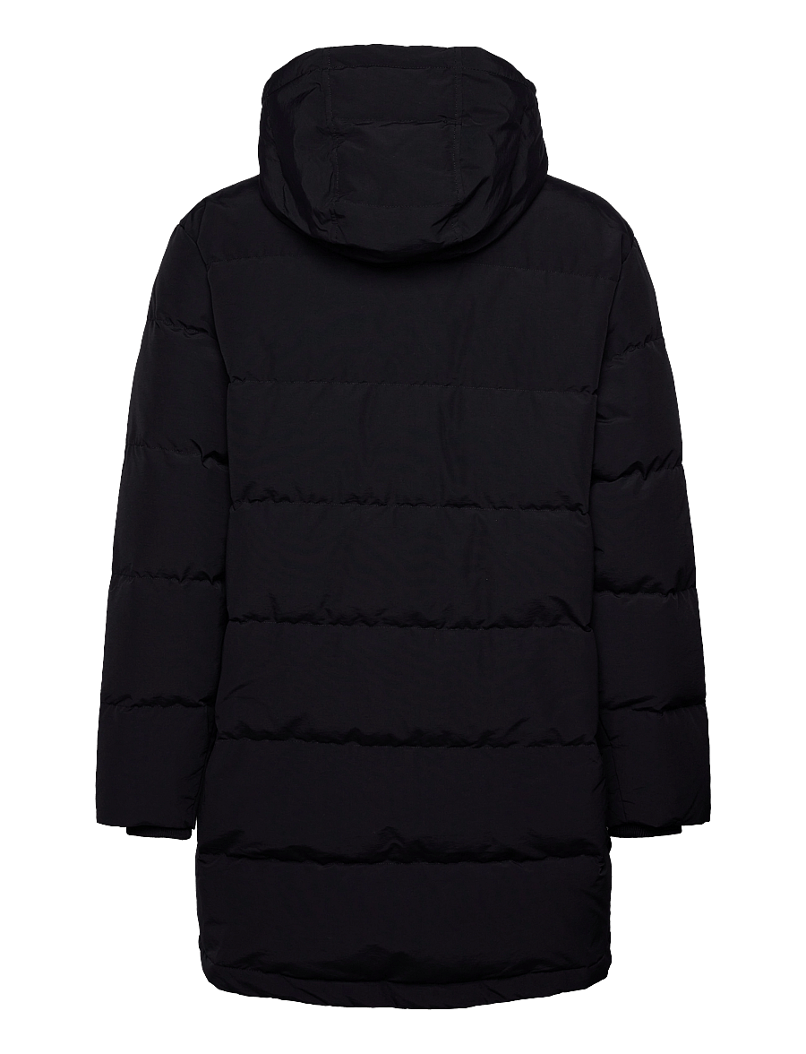 Gant - HEAVY DOWN MID LENGTH JACKET - gefütterte jacken - ebony black - 2