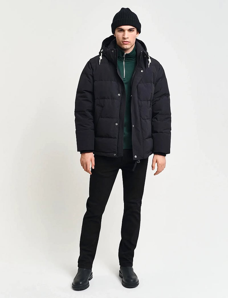 GANT - HEAVY DOWN JACKET - fodrade jackor - ebony black - 4