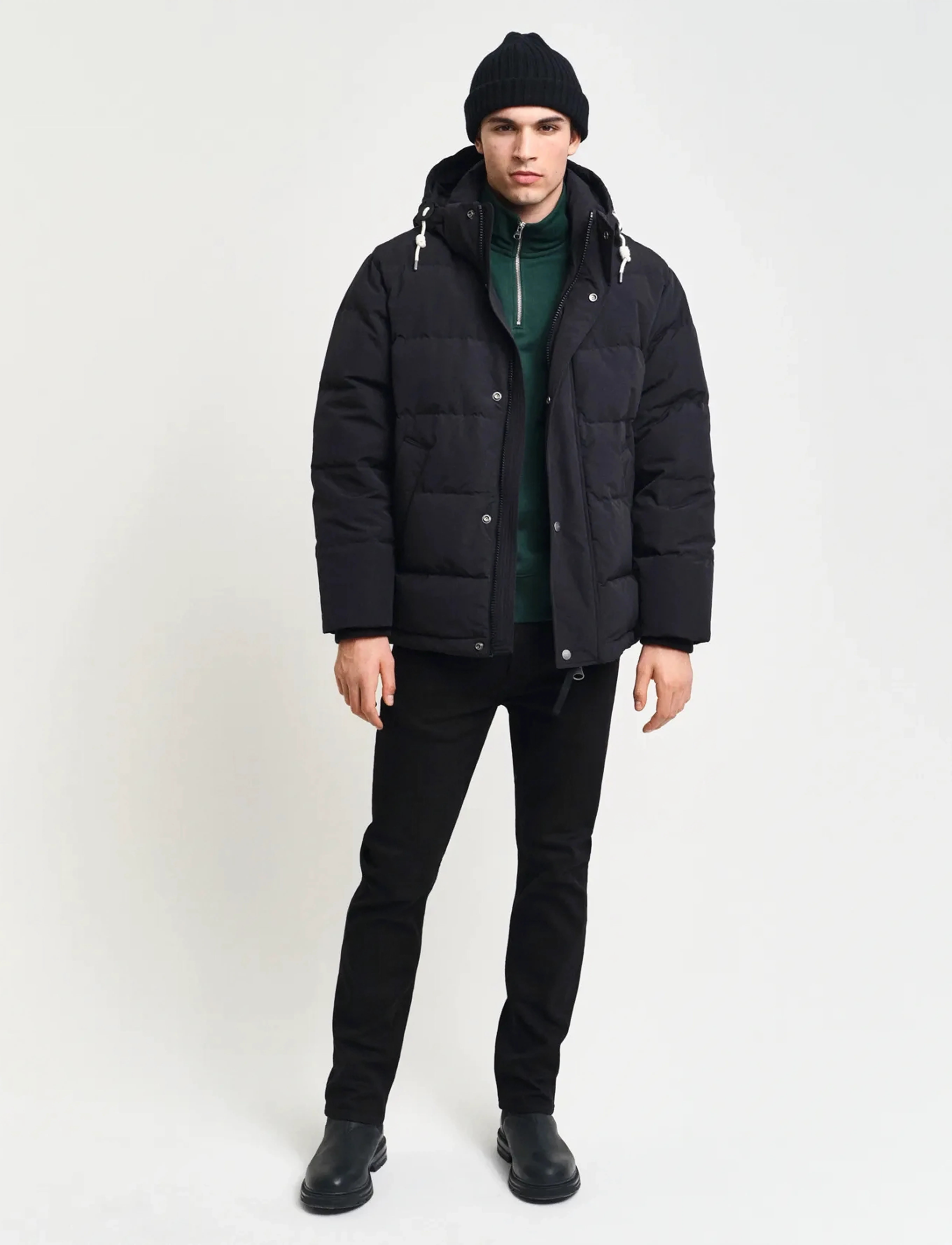 Gant - HEAVY DOWN JACKET - vinterjakker - ebony black - 4