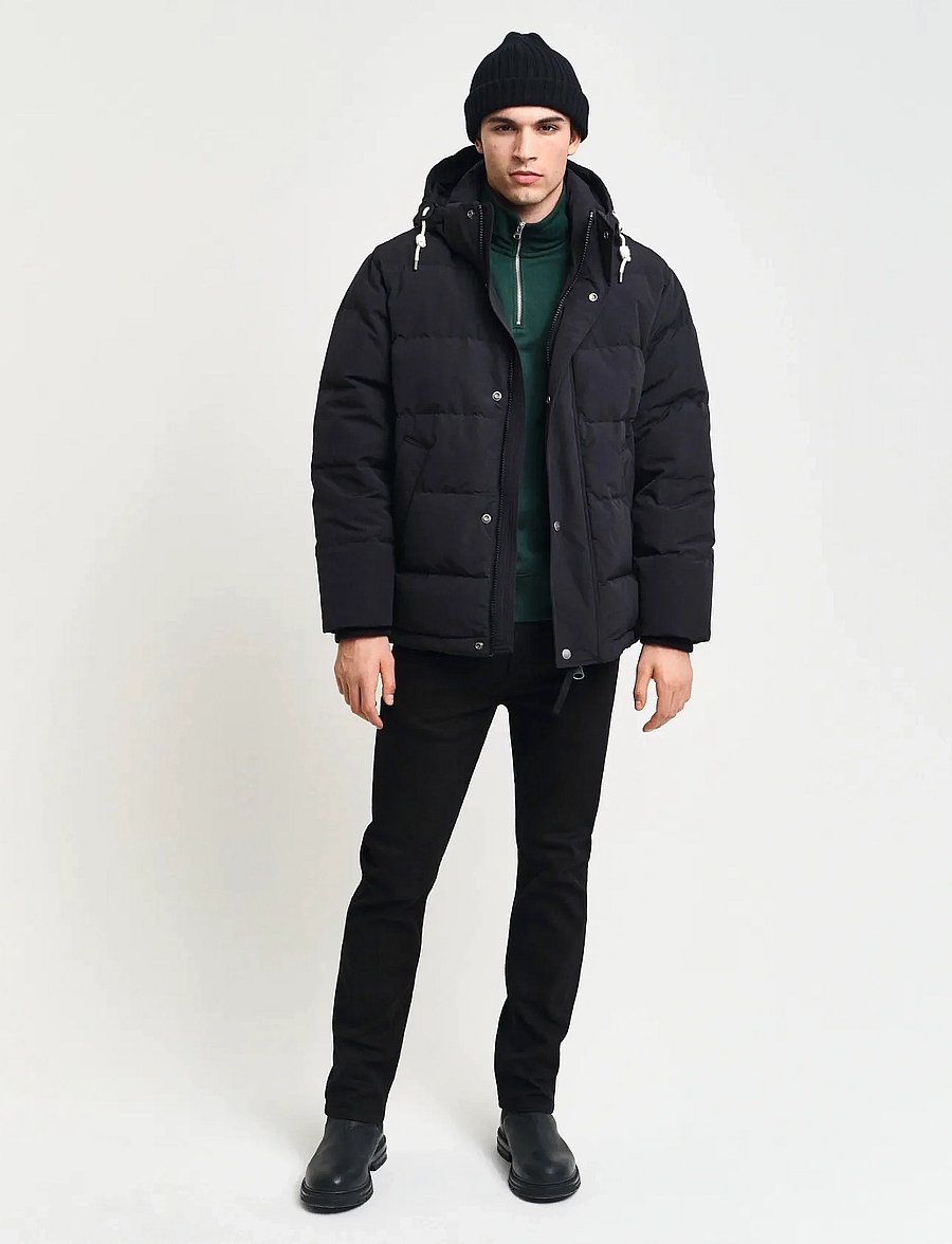 Gant - HEAVY DOWN JACKET - voodriga jakid - ebony black - 4