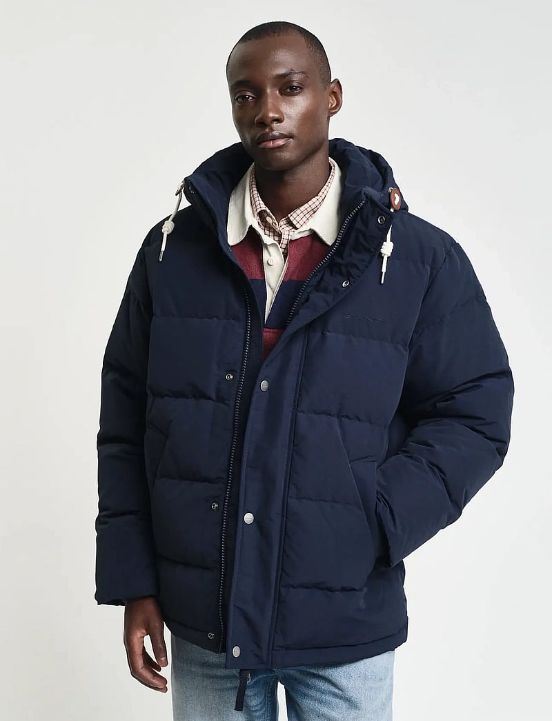 Gant - HEAVY DOWN JACKET - forede jakker - evening blue - 0