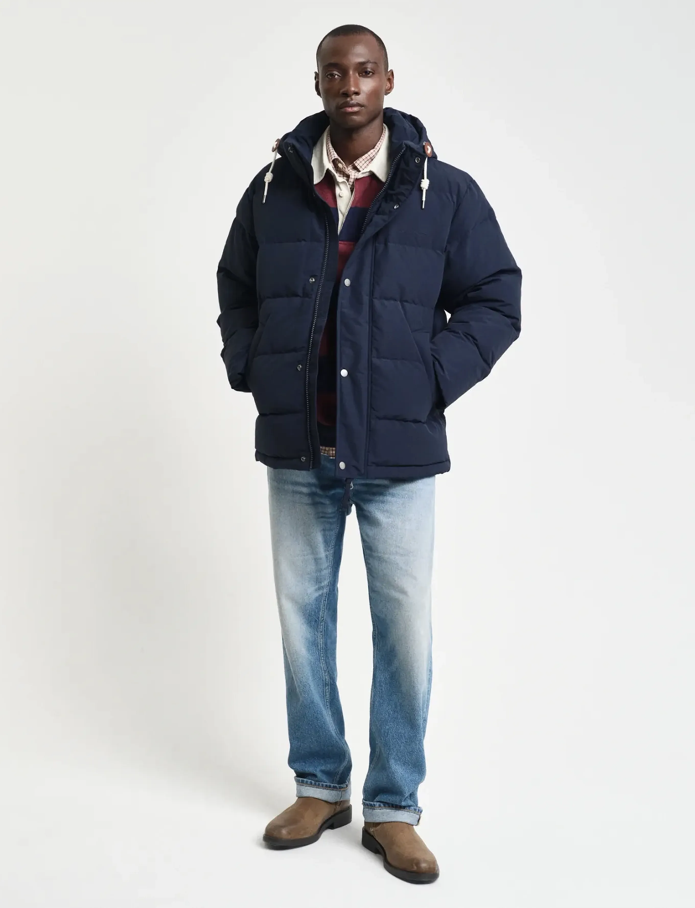 Gant - HEAVY DOWN JACKET - jacken - evening blue - 4