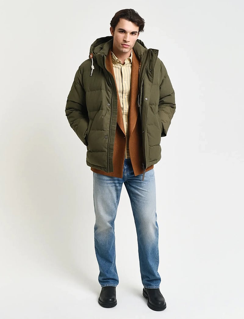 GANT - HEAVY DOWN JACKET - fodrade jackor - juniper green - 4