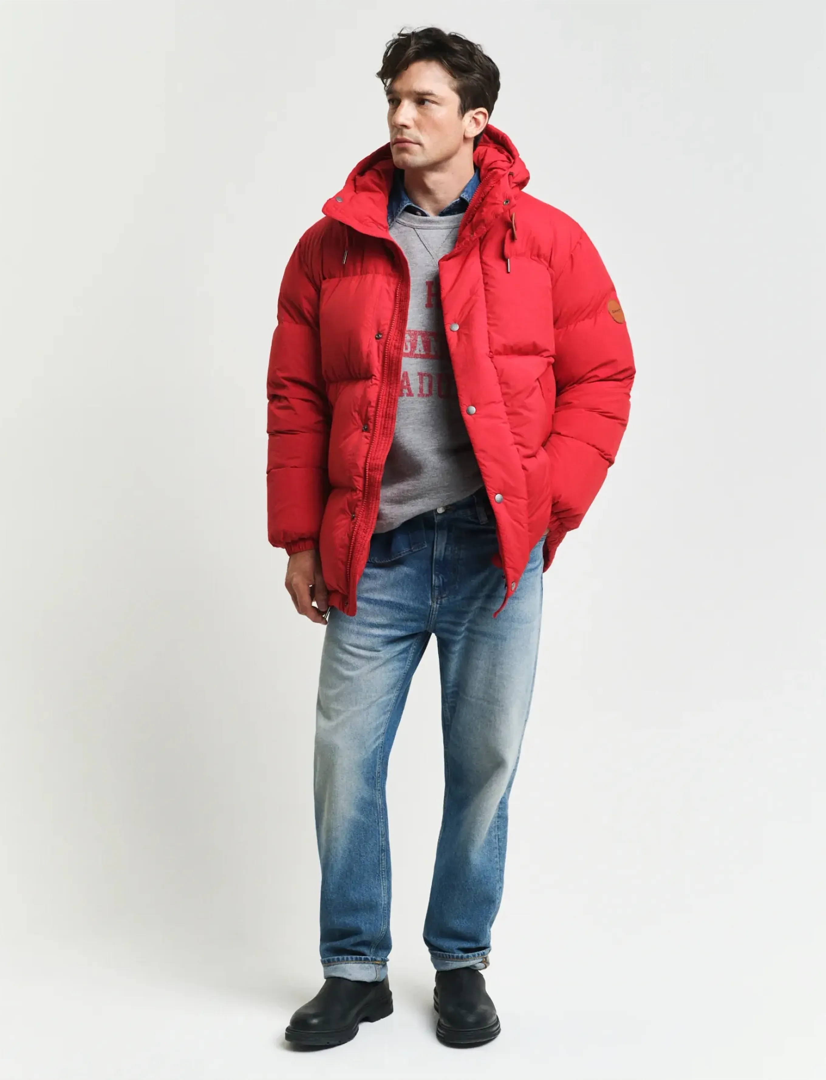Gant - WINTER DOWN PUFFER - jacken - ruby red - 5