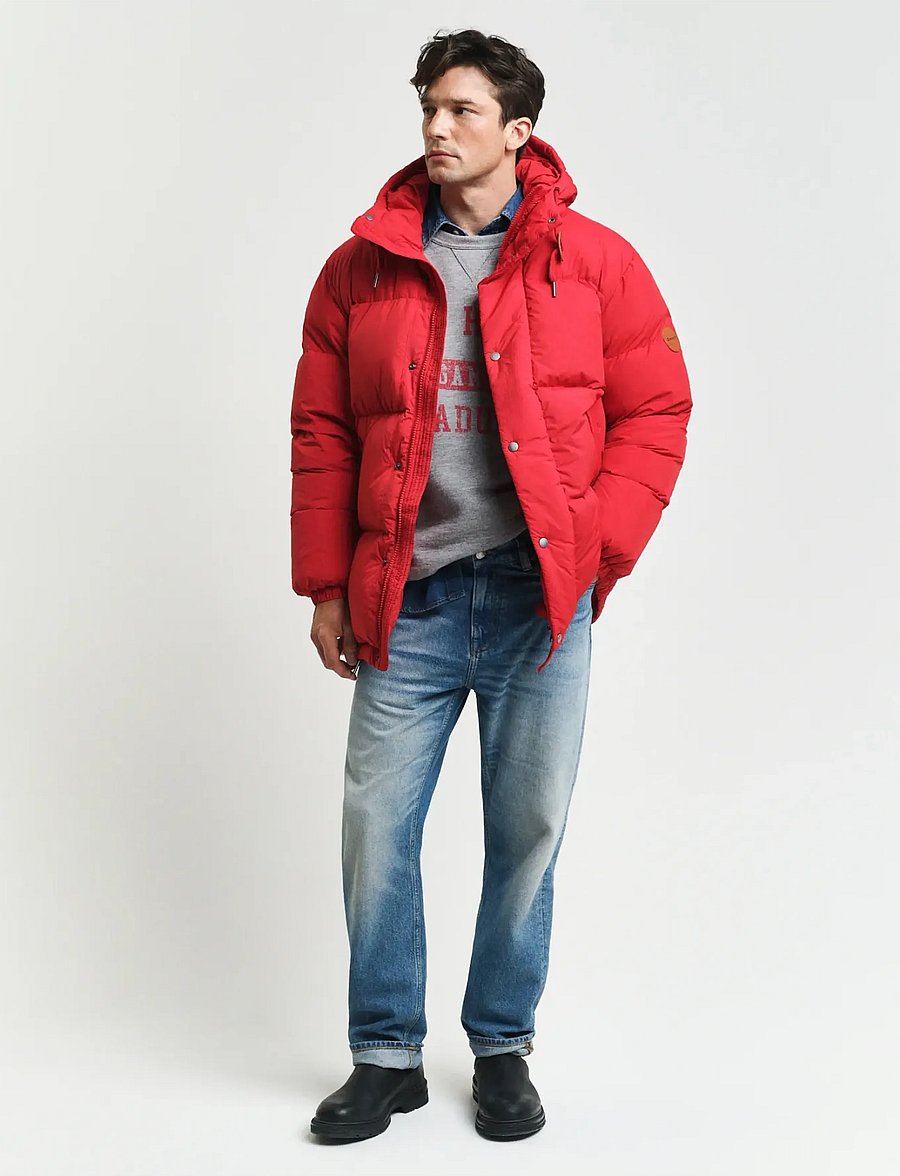 Gant - WINTER DOWN PUFFER - gefütterte jacken - ruby red - 5