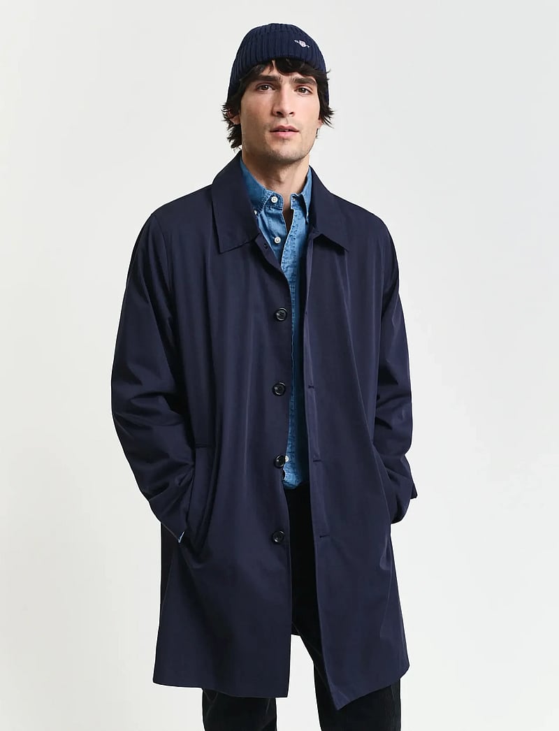 GANT - COTTON CAR COAT - lette frakker - evening blue - 0