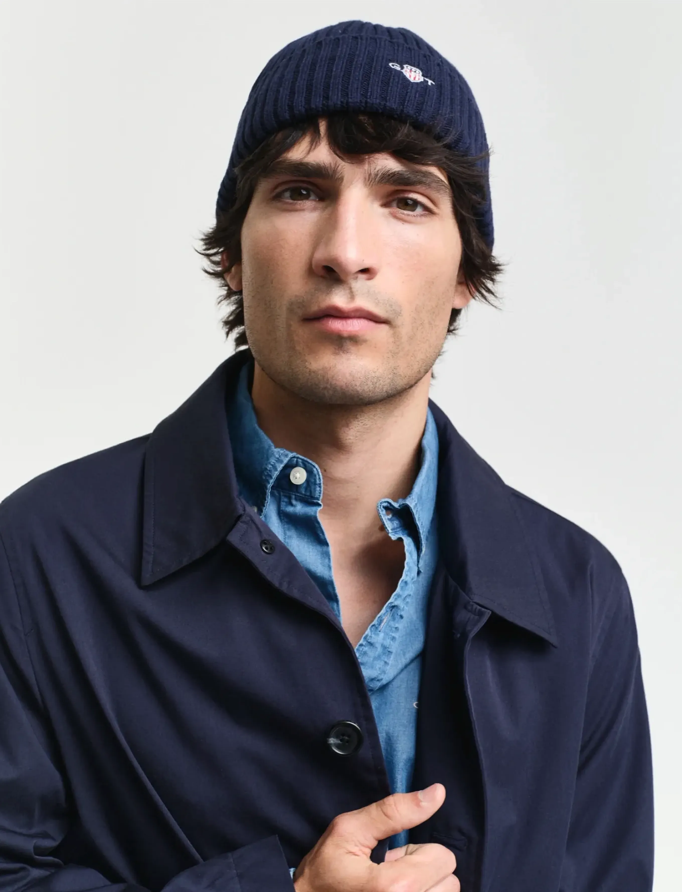 Gant - COTTON CAR COAT - léttar yfirhafnir - evening blue - 4