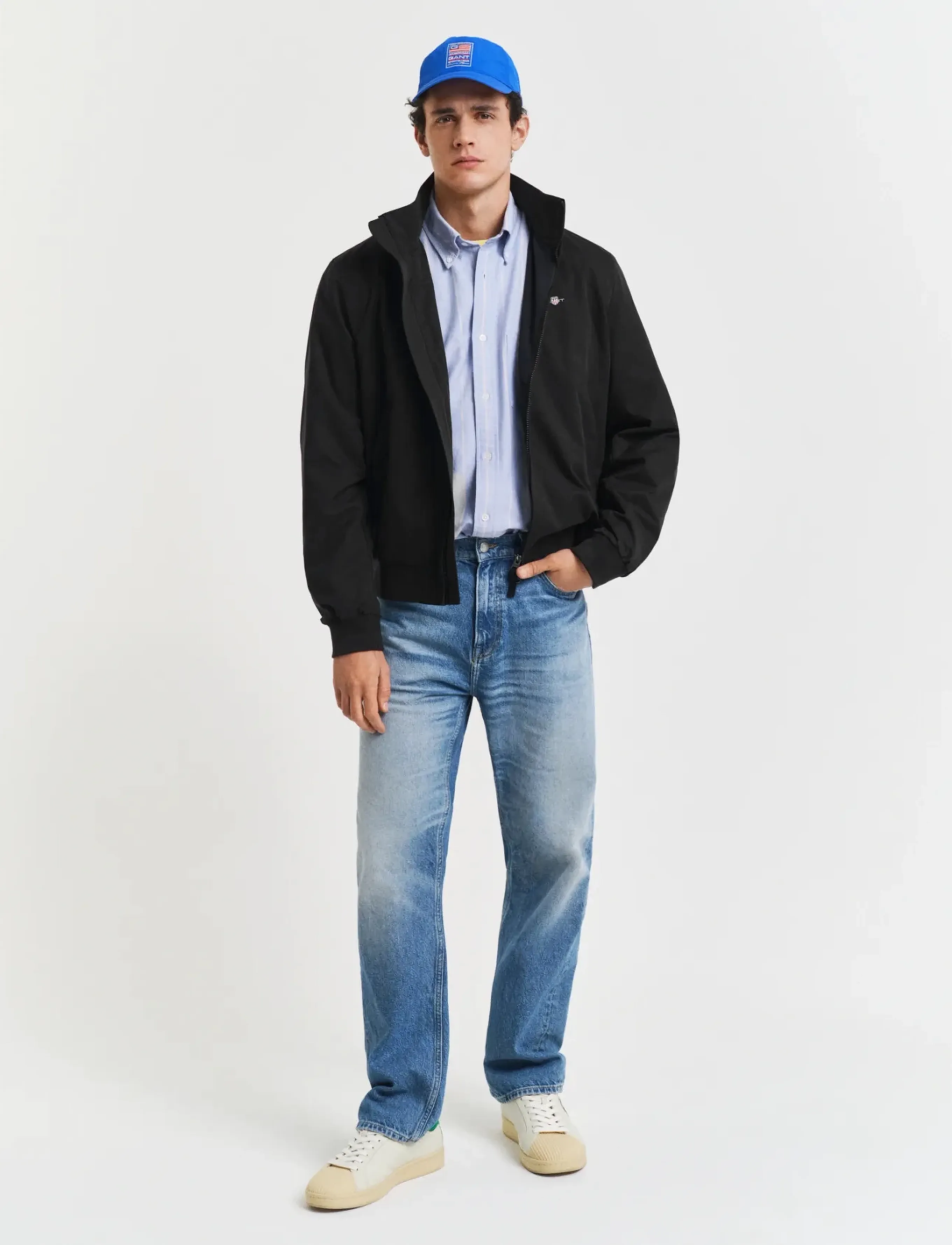 Gant - LIGHTWEIGHT HAMPSHIRE JACKET - kevyet takit - black - 4