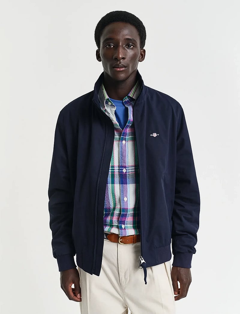 GANT - LIGHTWEIGHT HAMPSHIRE JACKET - light jackets - evening blue - 0