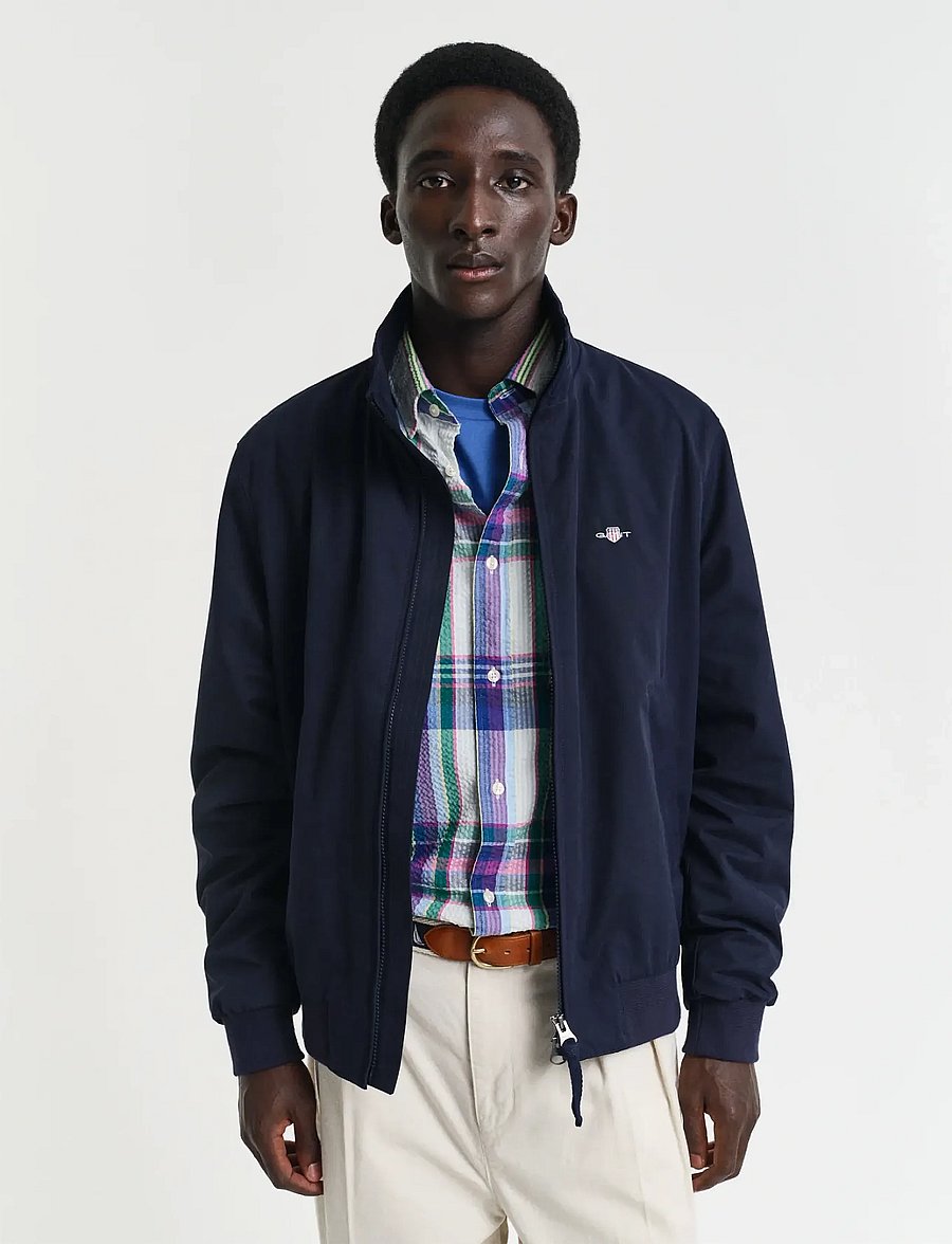 Gant - LIGHTWEIGHT HAMPSHIRE JACKET - plānas virsjakas - evening blue - 0