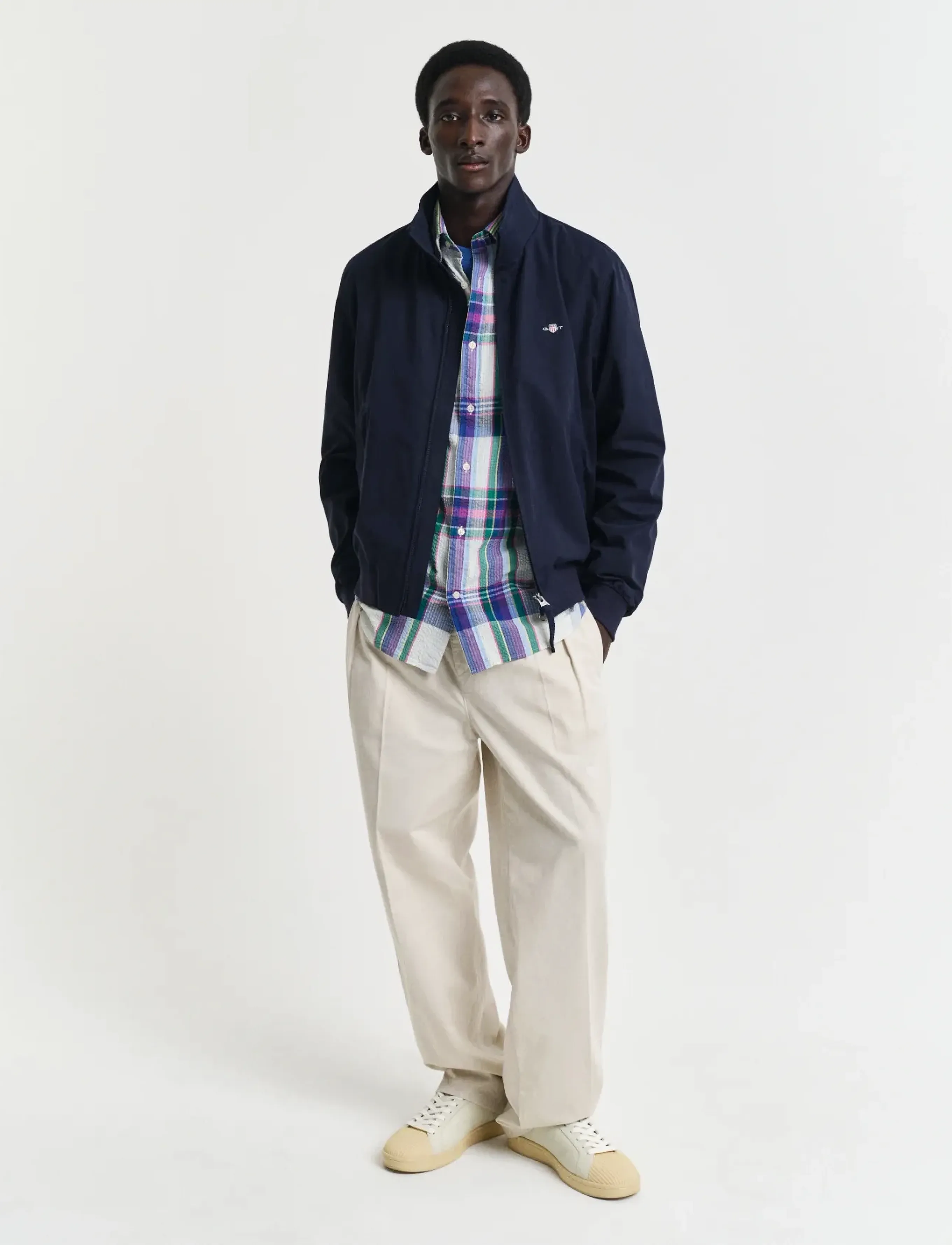 Gant - LIGHTWEIGHT HAMPSHIRE JACKET - plānas virsjakas - evening blue - 4
