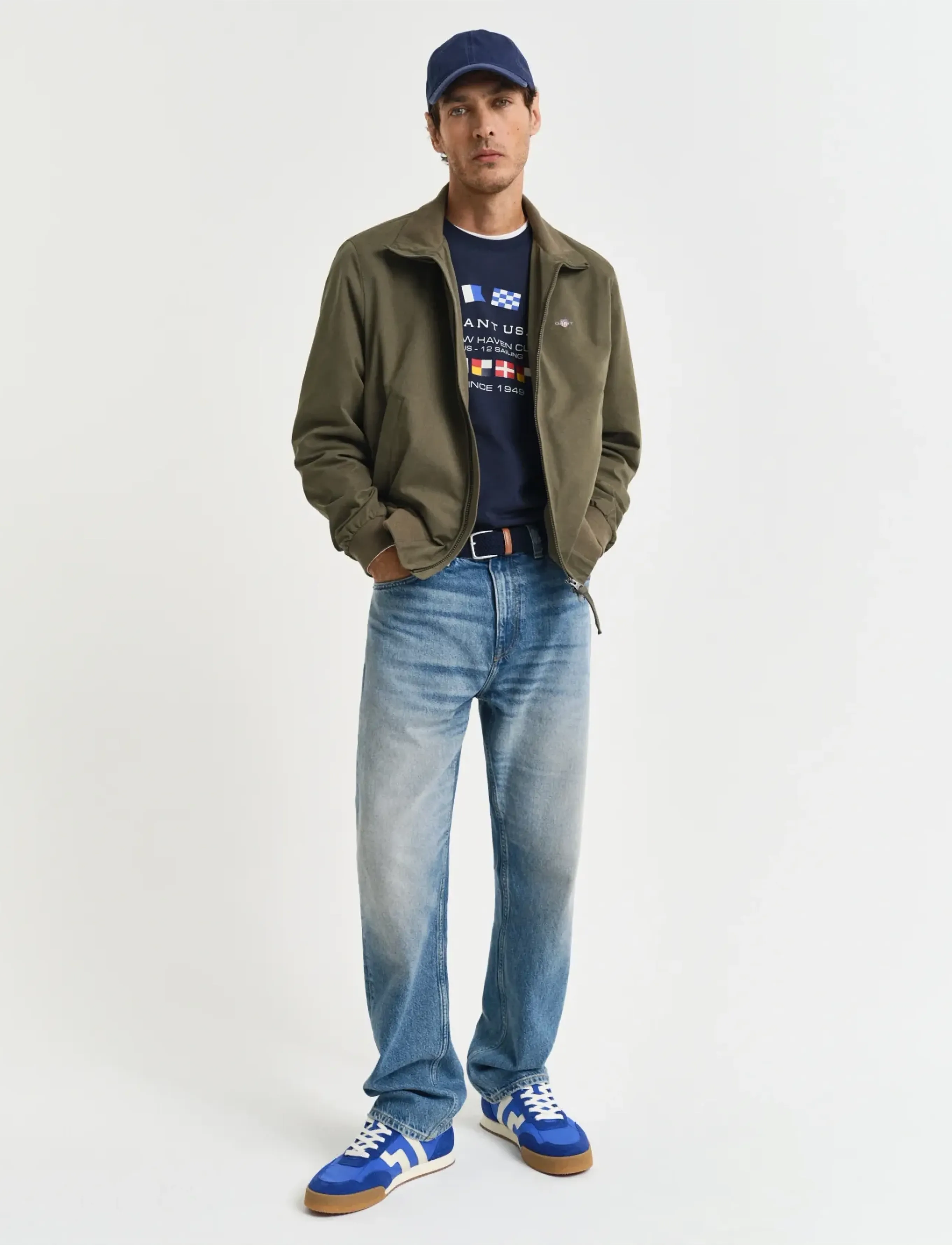 Gant - LIGHTWEIGHT HAMPSHIRE JACKET - leichte jacken - juniper green - 4