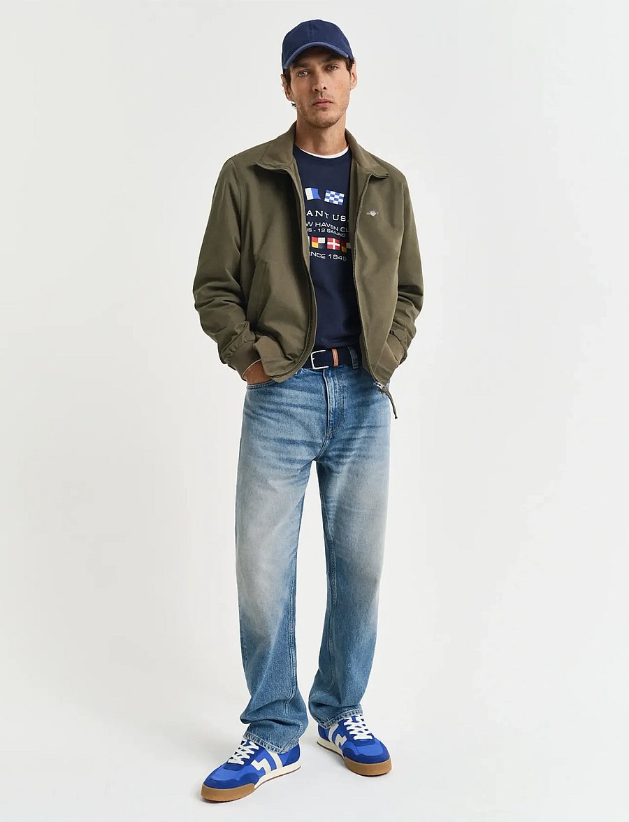 Gant - LIGHTWEIGHT HAMPSHIRE JACKET - leichte jacken - juniper green - 4