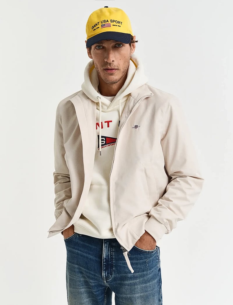 Gant - LIGHTWEIGHT HAMPSHIRE JACKET - leichte jacken - putty - 0