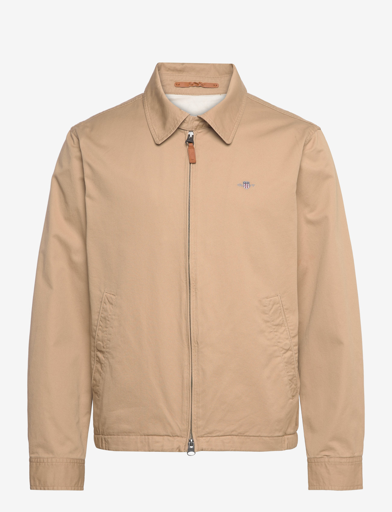 GANT - COTTON WINDCHEATER JACKET - light jackets - dark khaki - 1