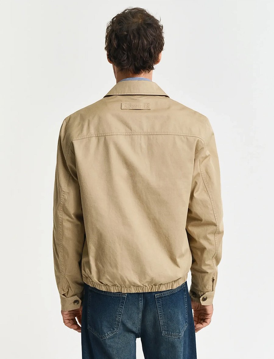 Gant - COTTON WINDCHEATER JACKET - frühlingsjacken - dark khaki - 3