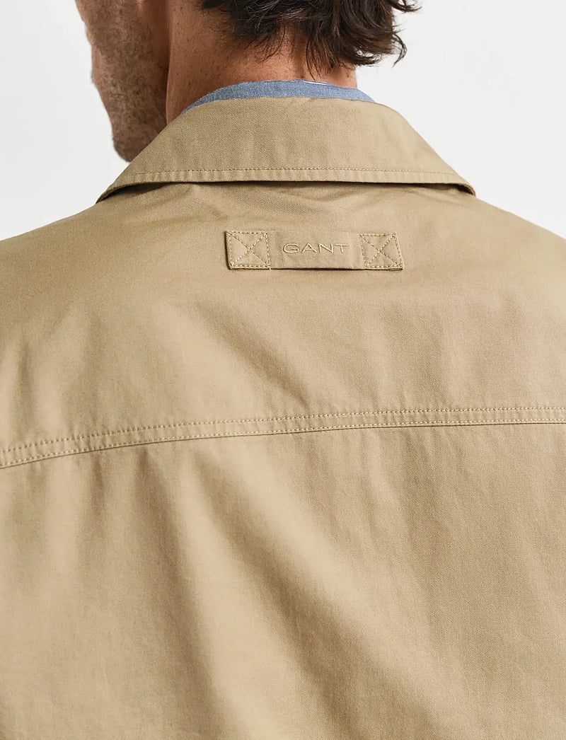 GANT - COTTON WINDCHEATER JACKET - leichte jacken - dark khaki - 4