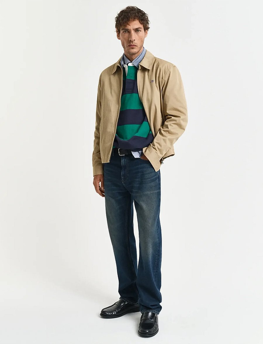 Gant - COTTON WINDCHEATER JACKET - frühlingsjacken - dark khaki - 5