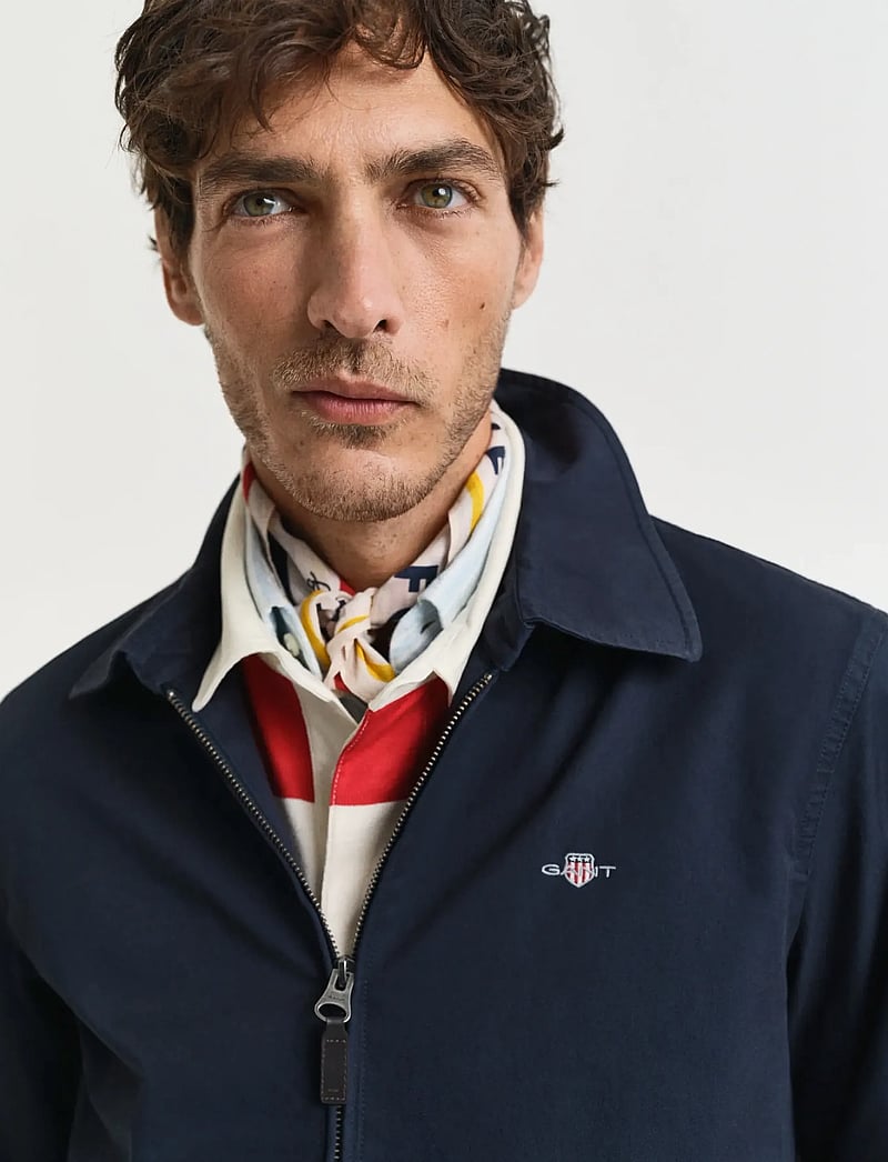 GANT - COTTON WINDCHEATER JACKET - spring jackets - evening blue - 4