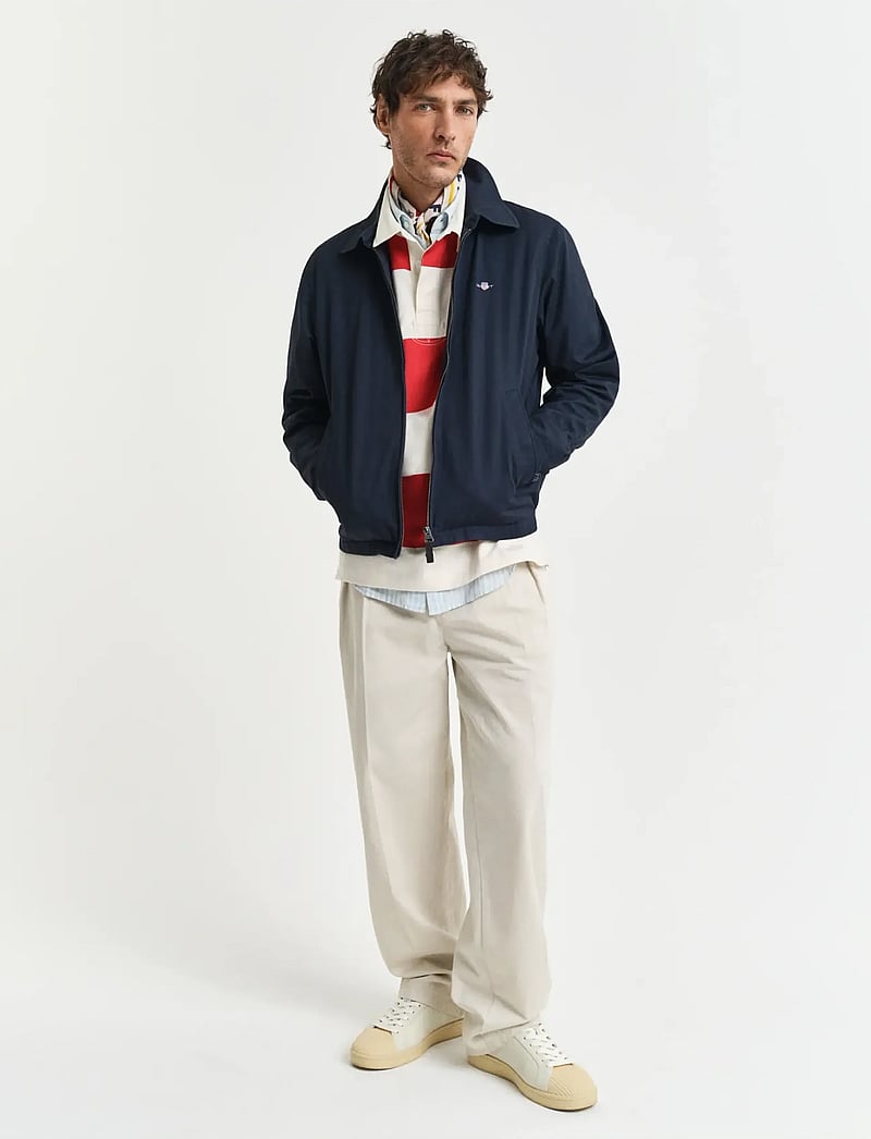 GANT - COTTON WINDCHEATER JACKET - spring jackets - evening blue - 5