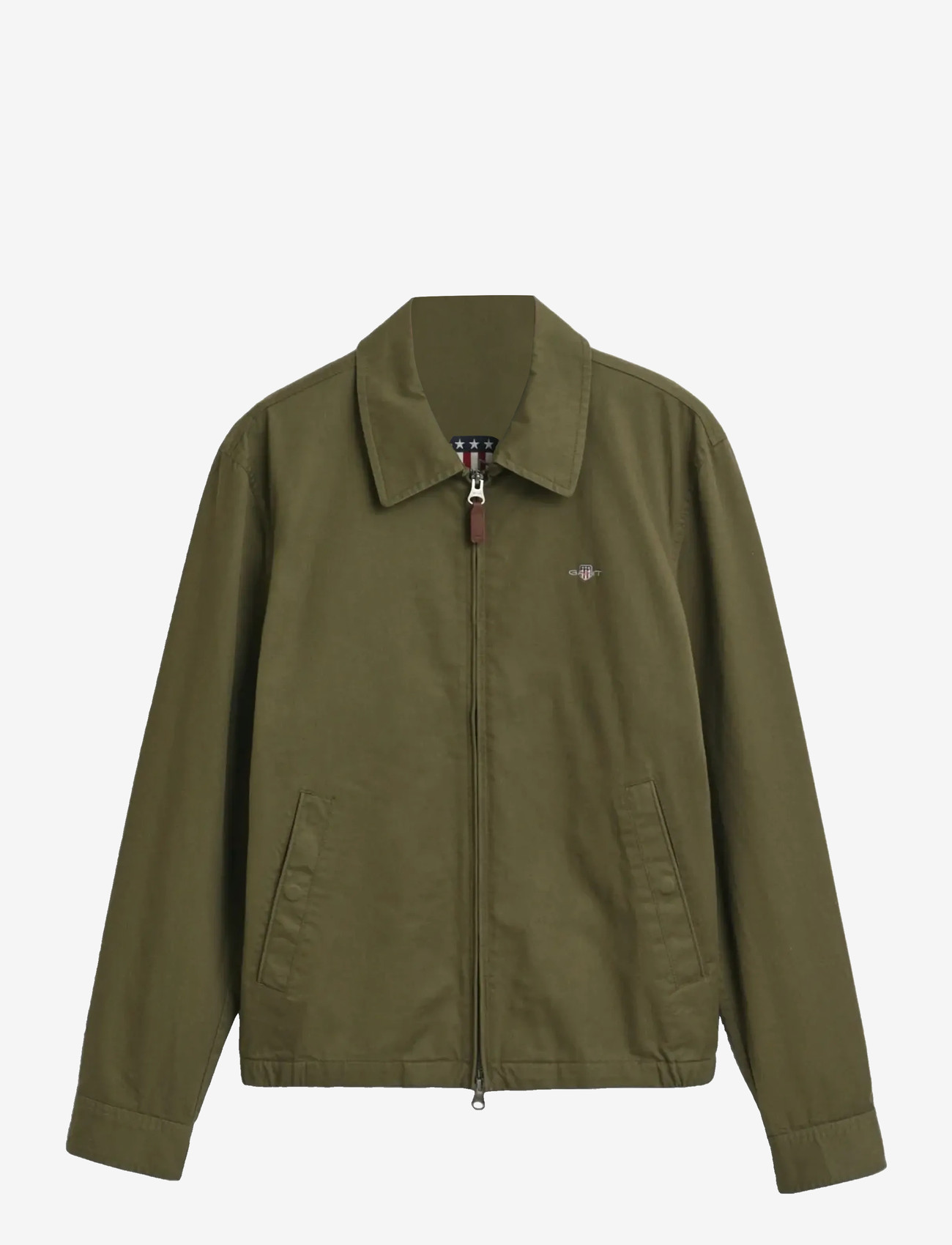 GANT - COTTON WINDCHEATER JACKET - light jackets - juniper green - 1