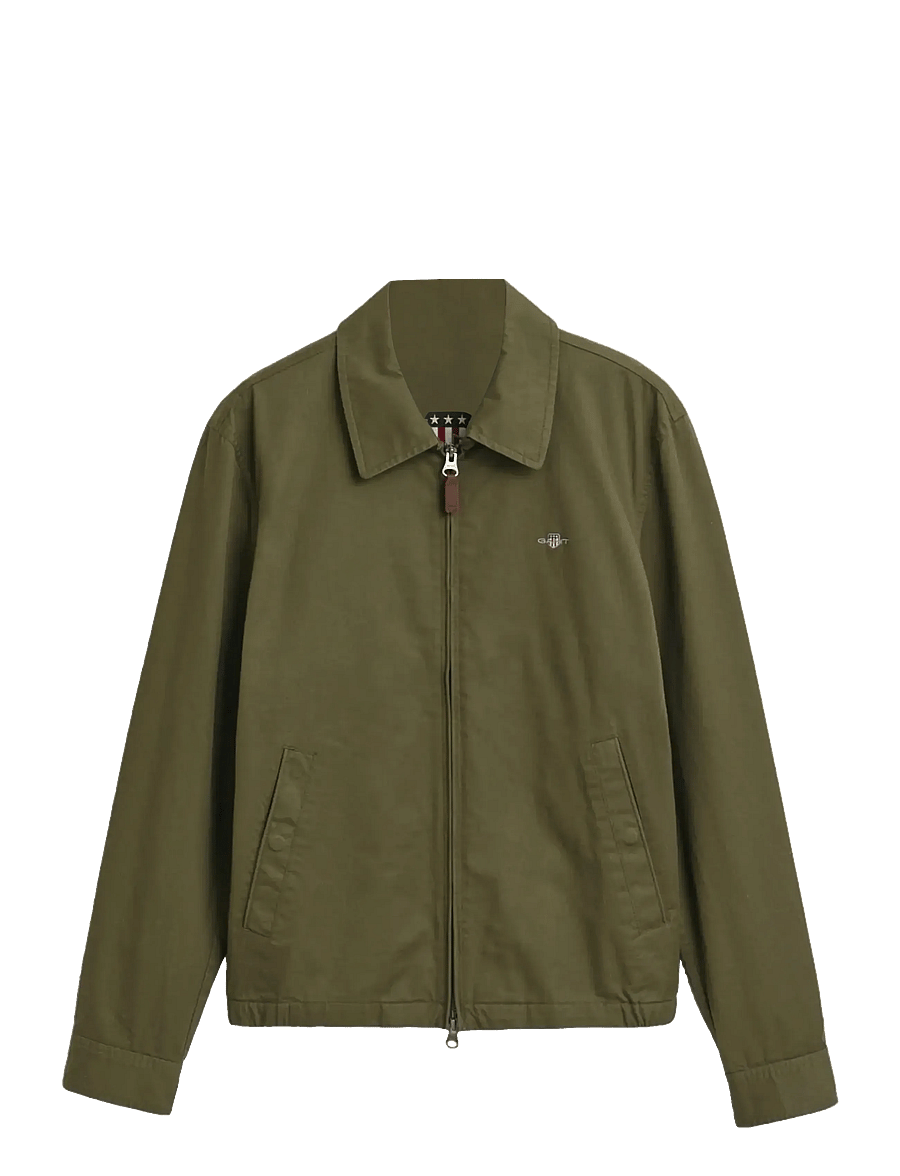Gant - COTTON WINDCHEATER JACKET - vårjackor - juniper green - 1