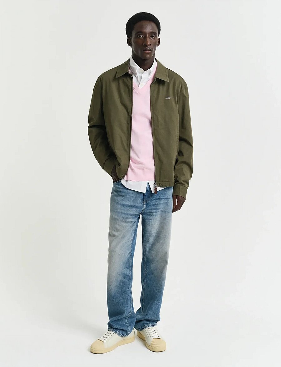 Gant - COTTON WINDCHEATER JACKET - forårsjakker - juniper green - 4
