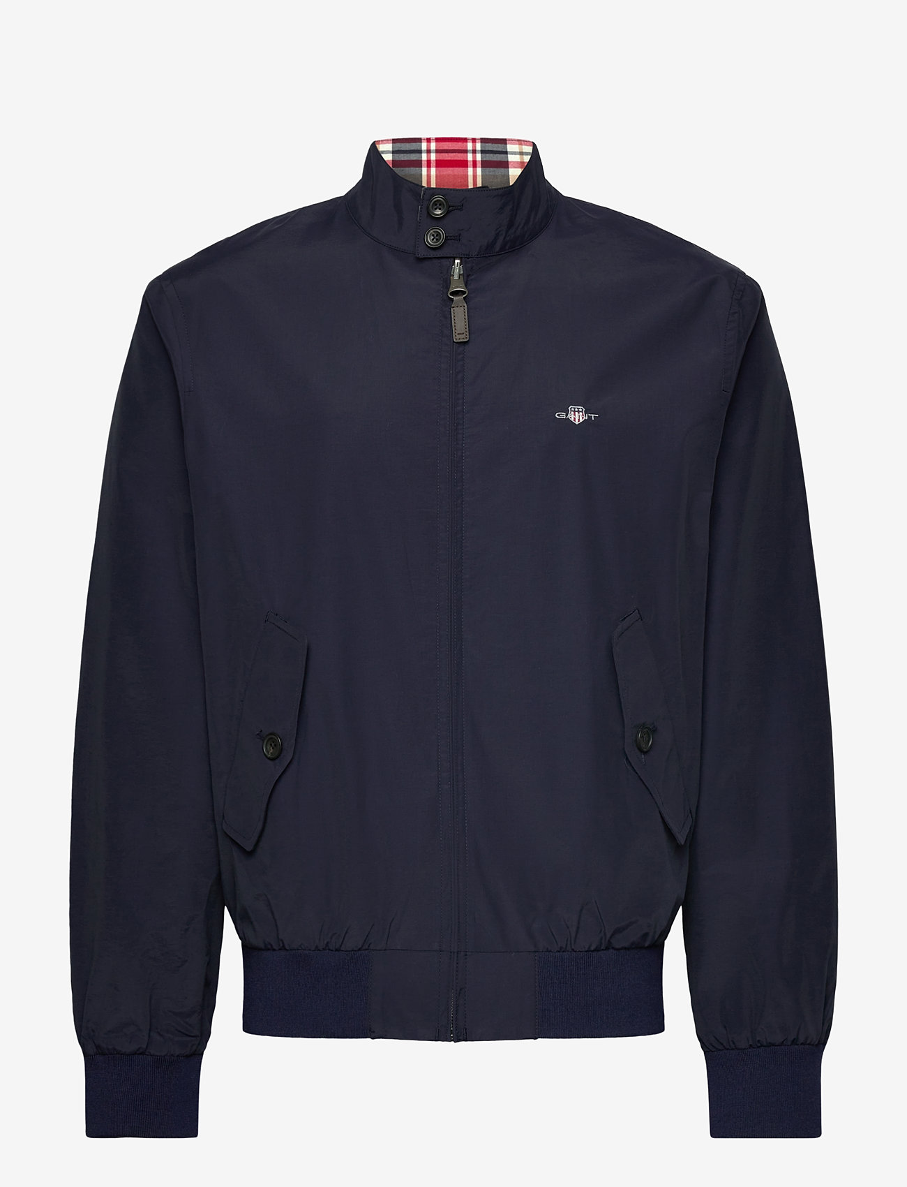 GANT - REVERSIBLE HARRINGTON JACKET - kurtki i płaszcze - classic blue - 1