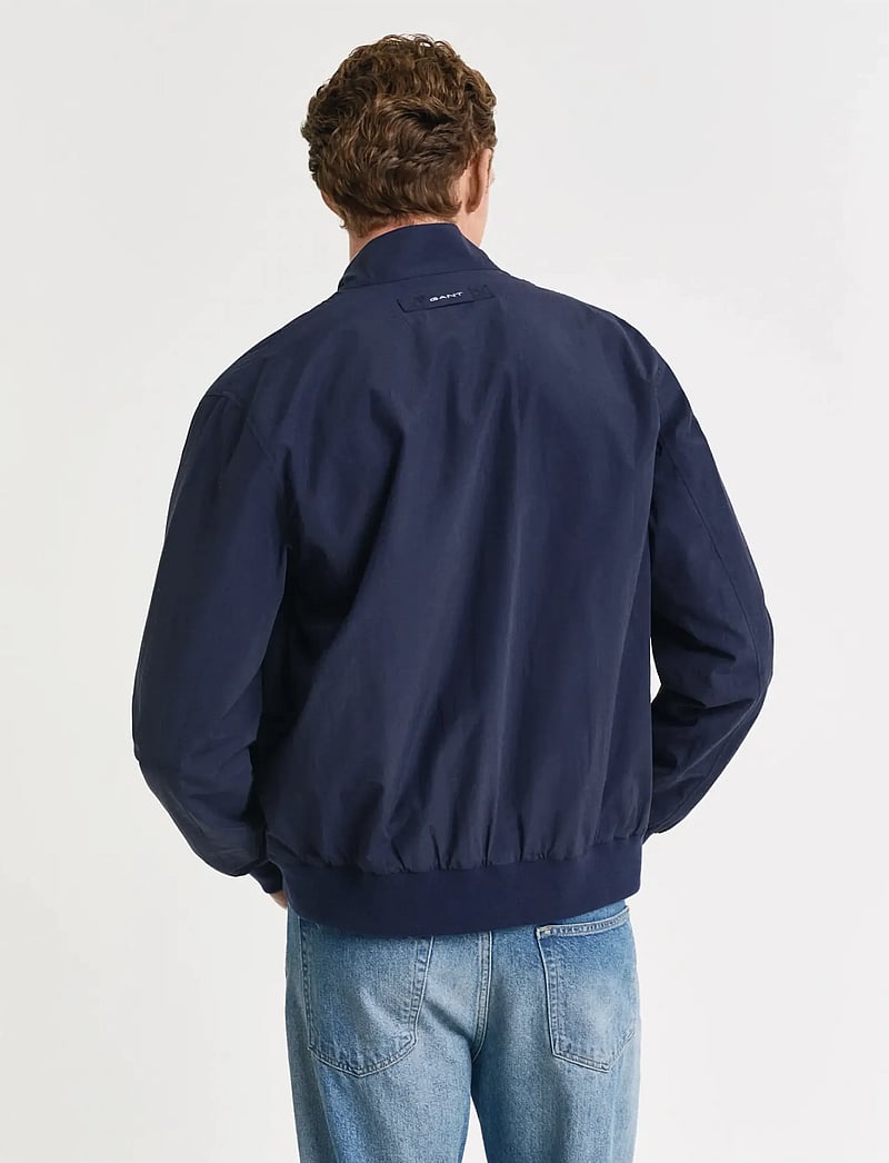 GANT - REVERSIBLE HARRINGTON JACKET - kurtki i płaszcze - classic blue - 5