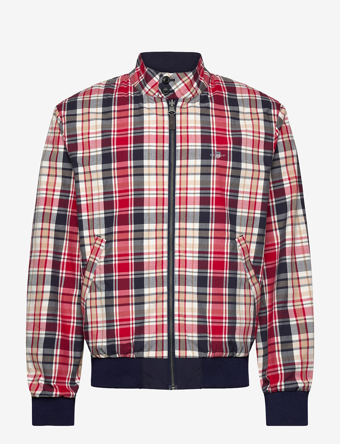 GANT - REVERSIBLE HARRINGTON JACKET - kurtki i płaszcze - classic blue - 3