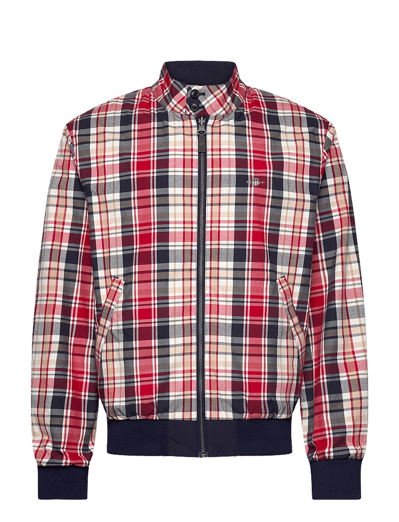 GANT - REVERSIBLE HARRINGTON JACKET - kurtki i płaszcze - classic blue - 3