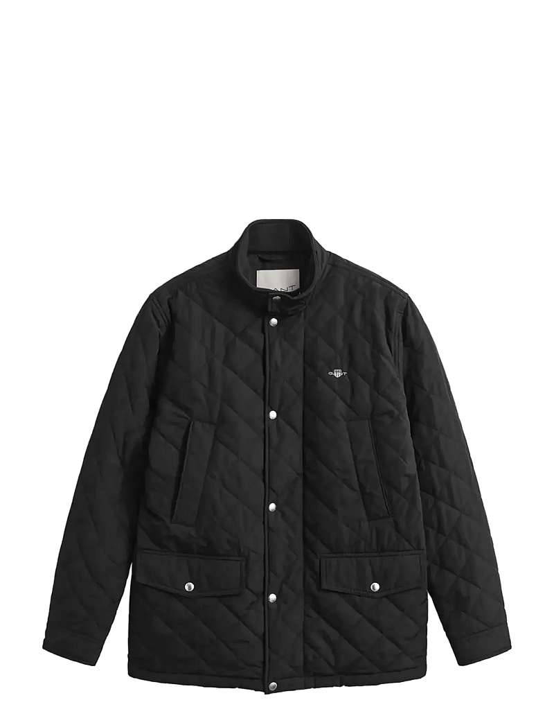 GANT - QUILTED WINDCHEATER MID JACKET - gesteppt - black - 1