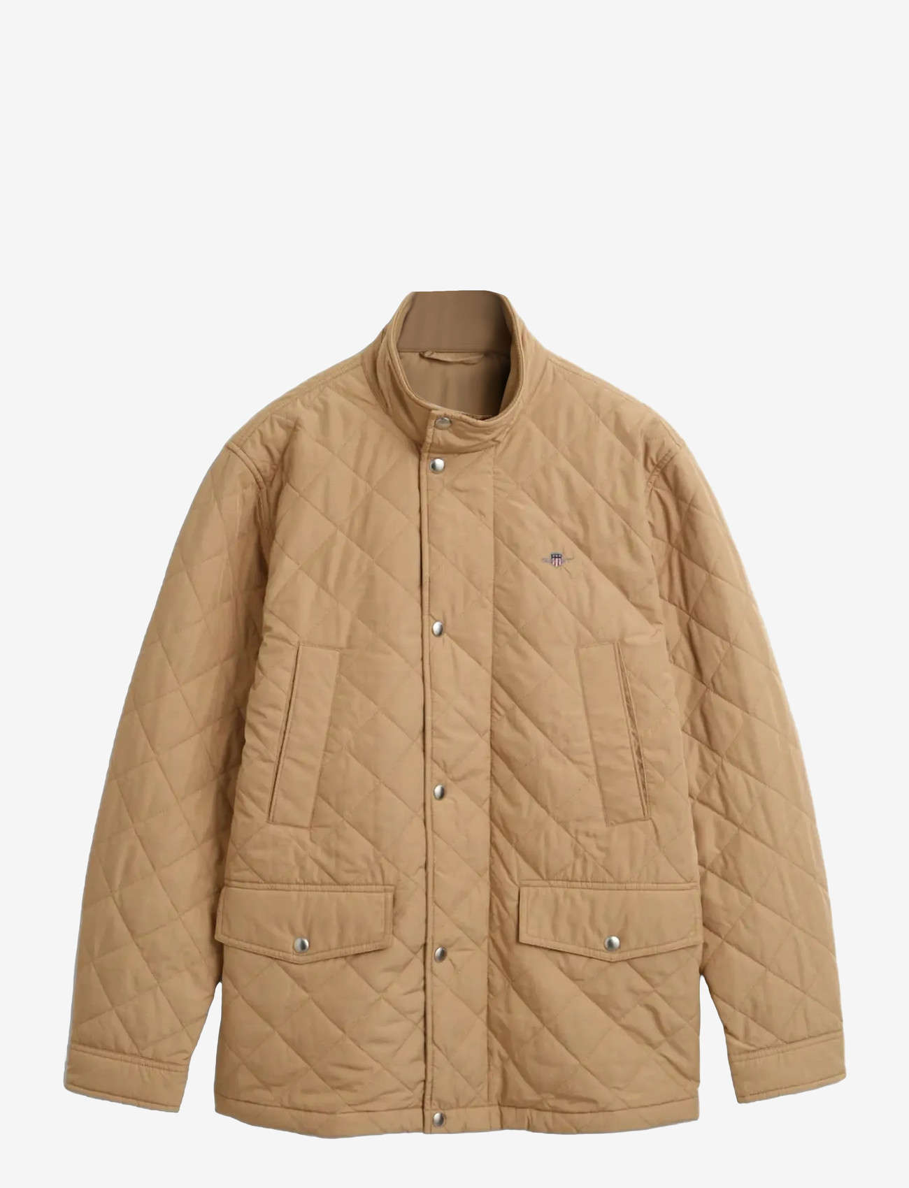 GANT - QUILTED WINDCHEATER MID JACKET - quiltede - dark khaki - 1