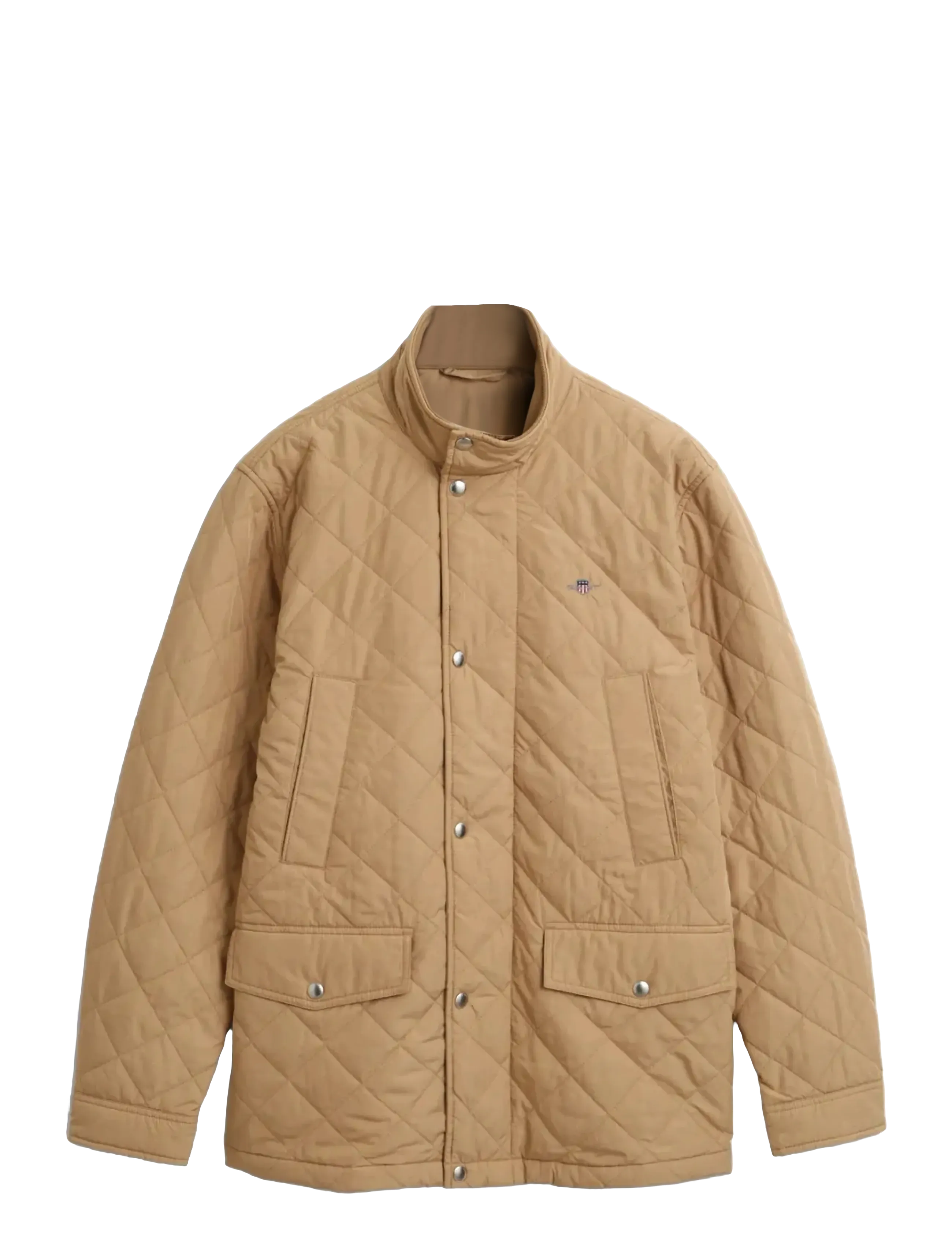 GANT QUILTED WINDCHEATER MID JACKET - Jacken & Mäntel - DARK KHAKI / beige