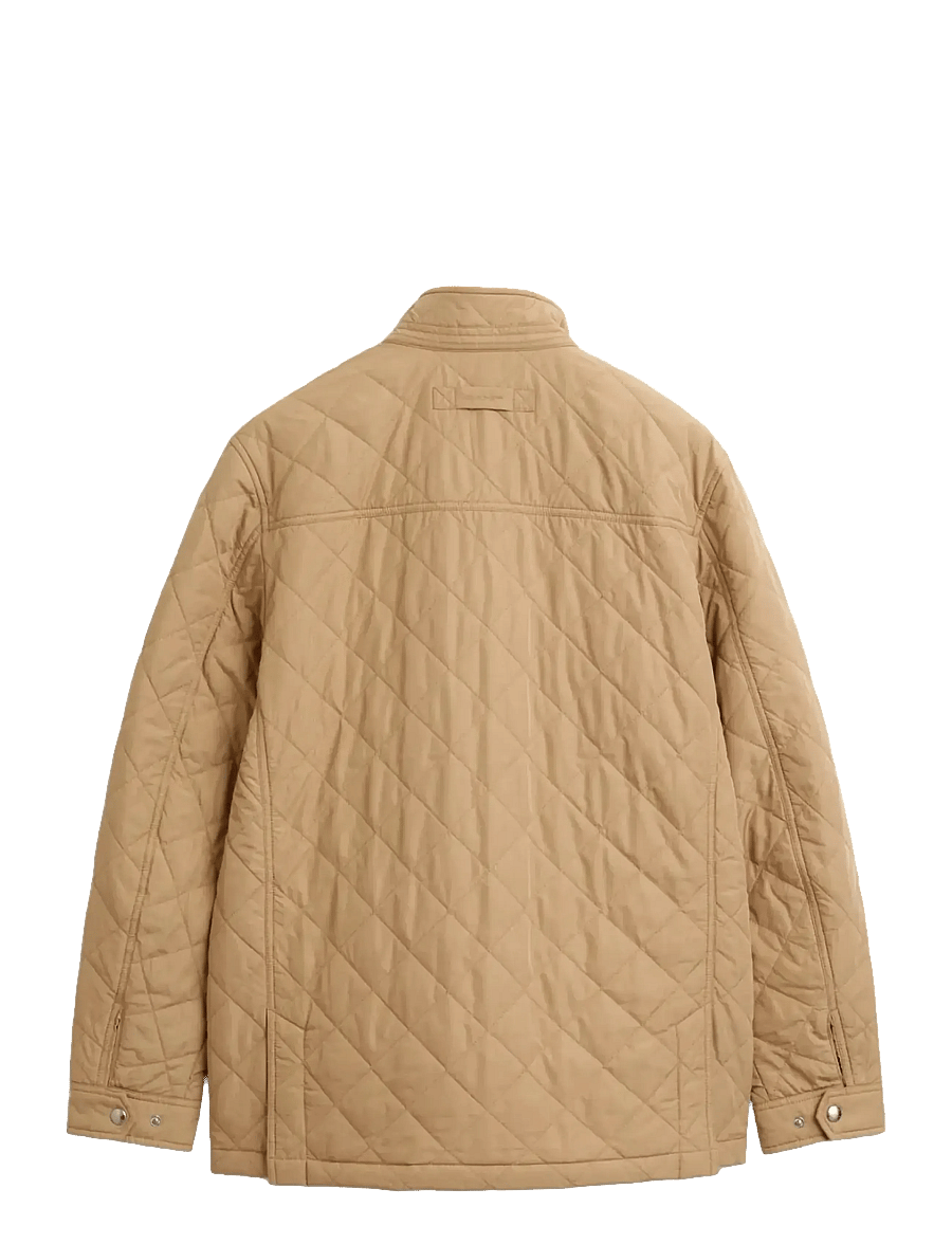 Gant - QUILTED WINDCHEATER MID JACKET - gesteppt - dark khaki - 2