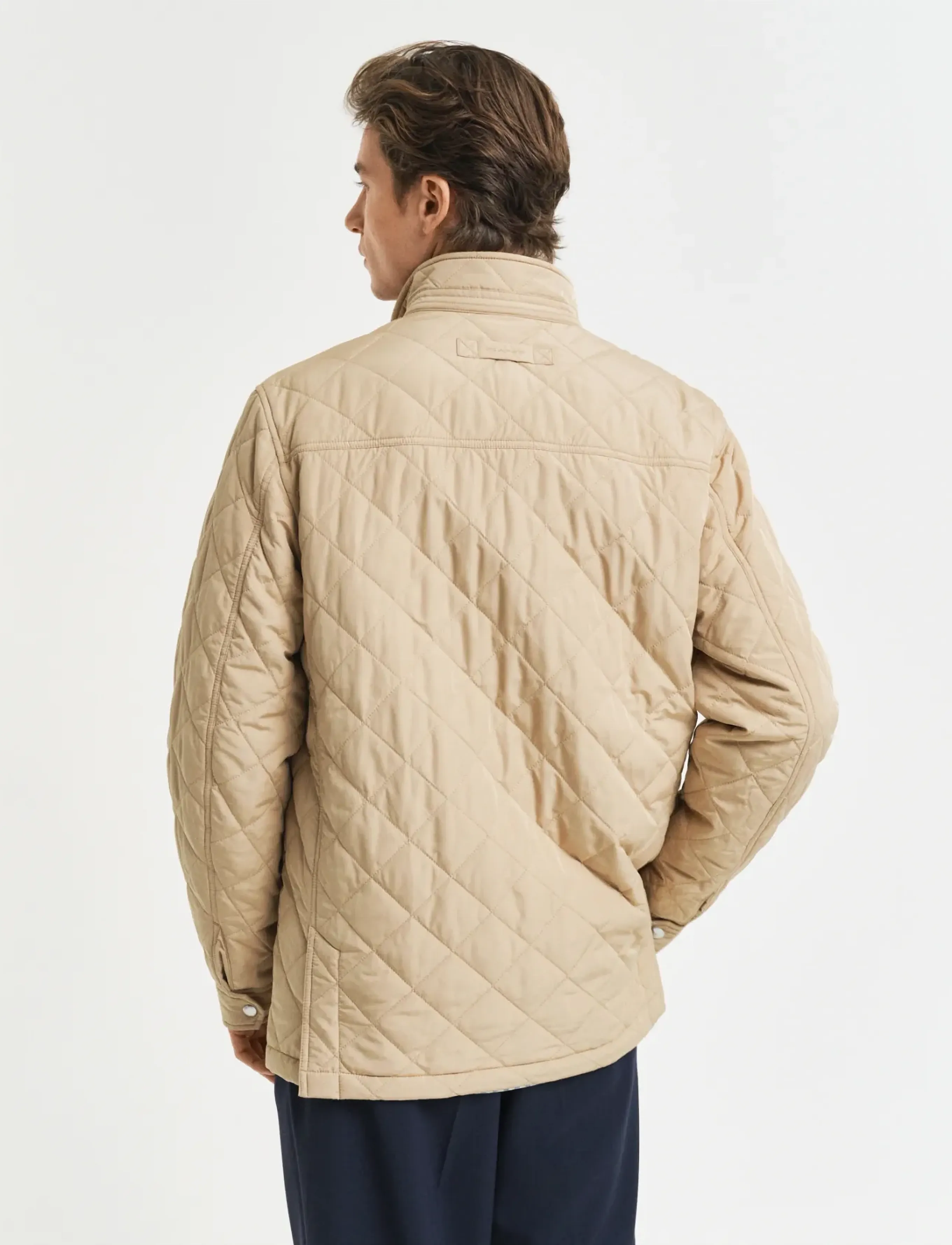 Gant - QUILTED WINDCHEATER MID JACKET - gesteppt - dark khaki - 3