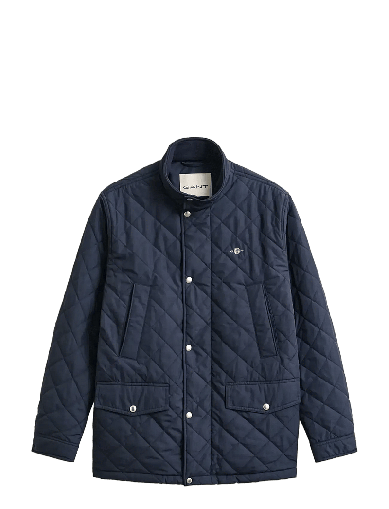 GANT - QUILTED WINDCHEATER MID JACKET - tepitud jakid - evening blue - 1
