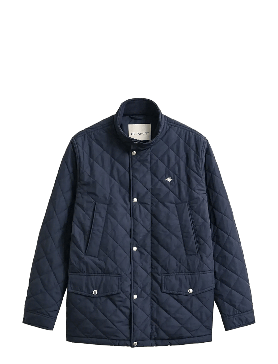 Gant - QUILTED WINDCHEATER MID JACKET - gesteppt - evening blue - 1