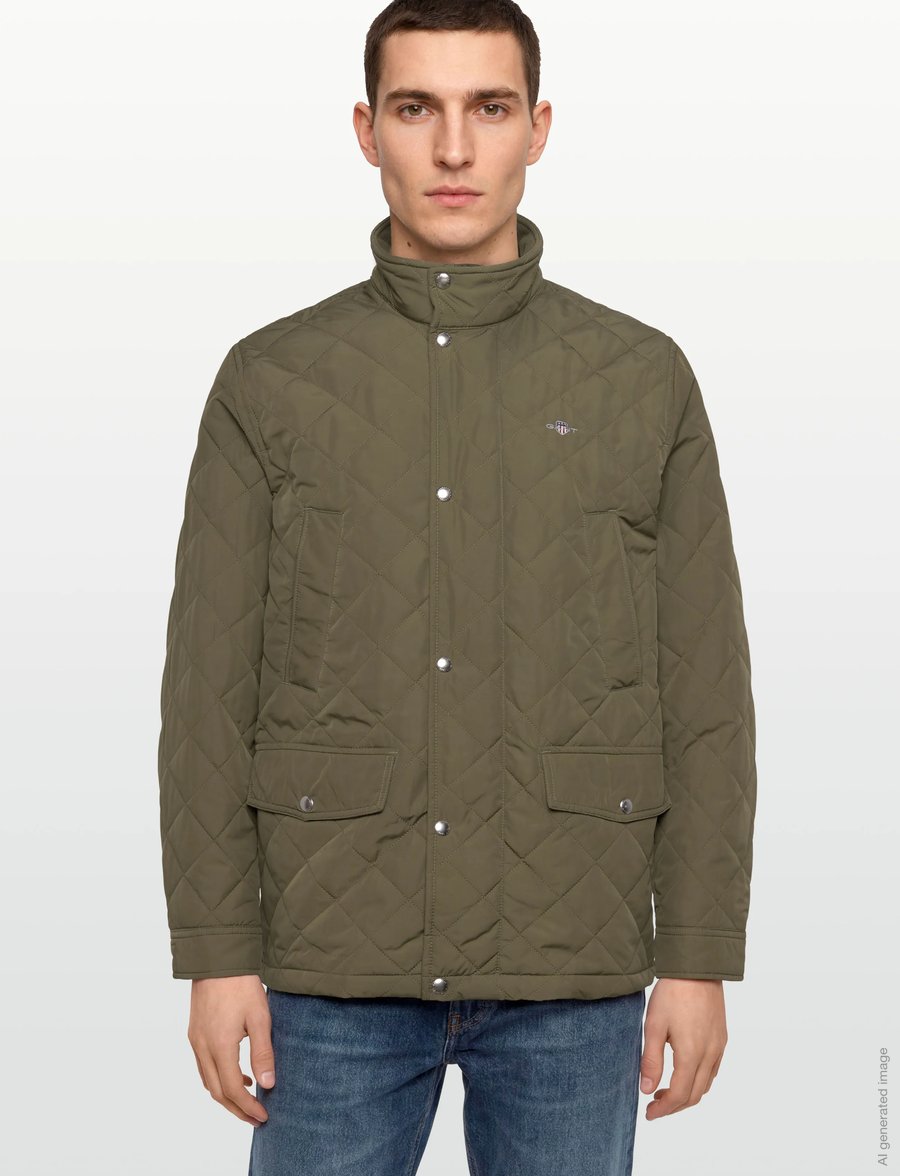 Gant - QUILTED WINDCHEATER MID JACKET - gesteppt - juniper green - 3