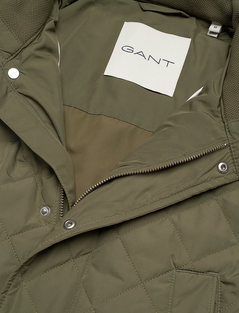 GANT - QUILTED WINDCHEATER MID JACKET - quiltede - juniper green - 2