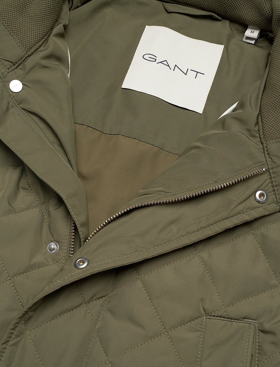 Gant - QUILTED WINDCHEATER MID JACKET - quiltade jackor - juniper green - 2