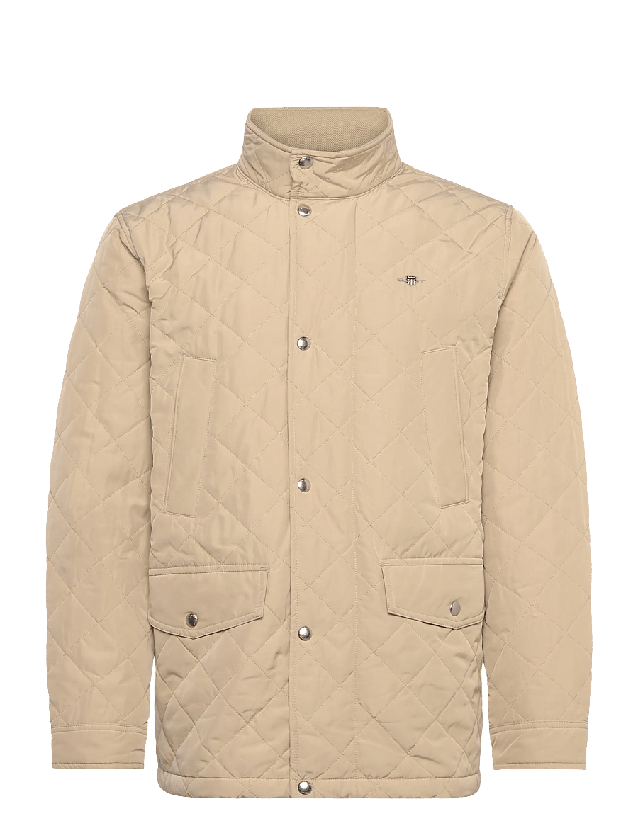 Gant - QUILTED WINDCHEATER MID JACKET - quilted jackets - oat beige - 1