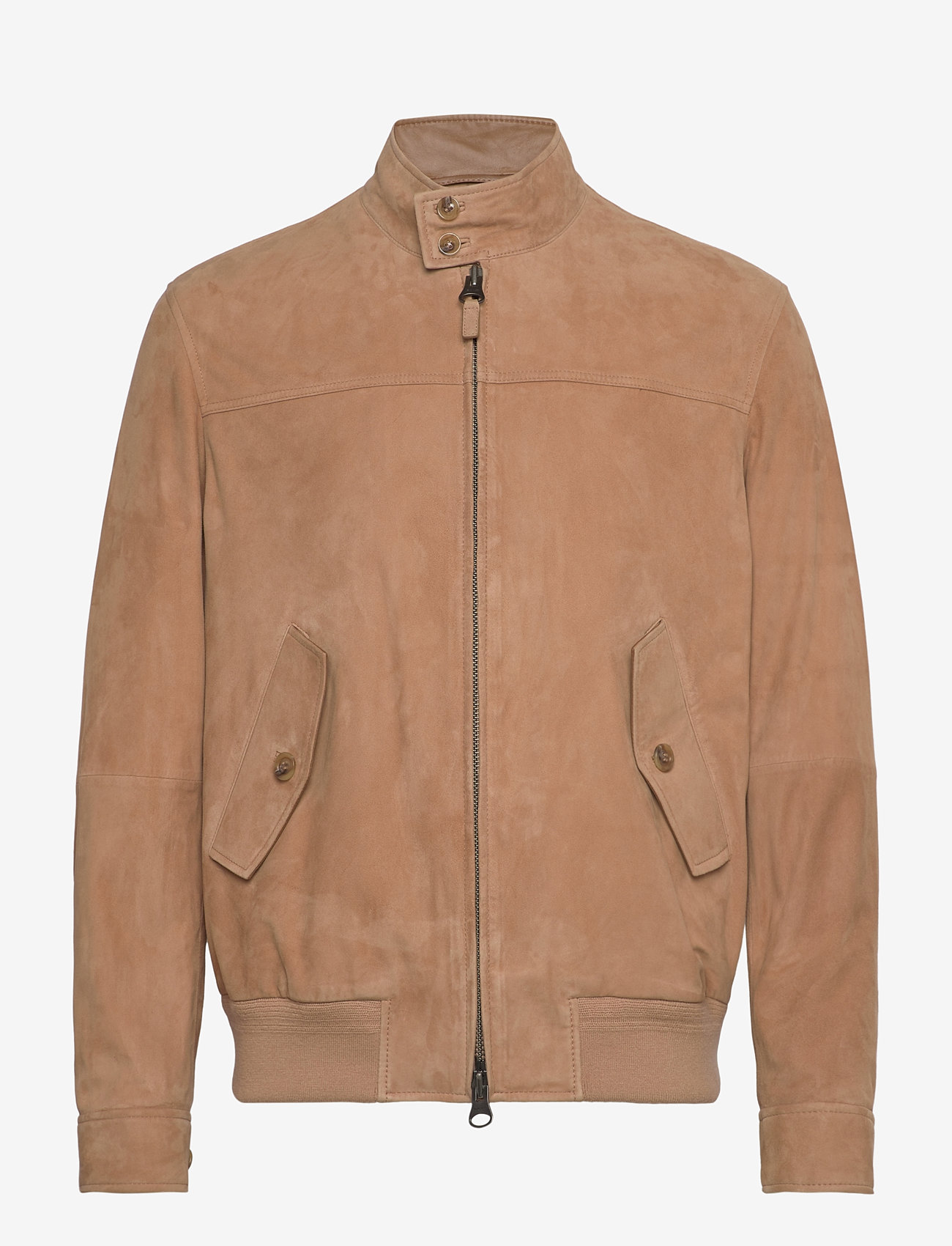 GANT - SUEDE HARRINGTON JACKET - höstjackor - warm khaki - 1